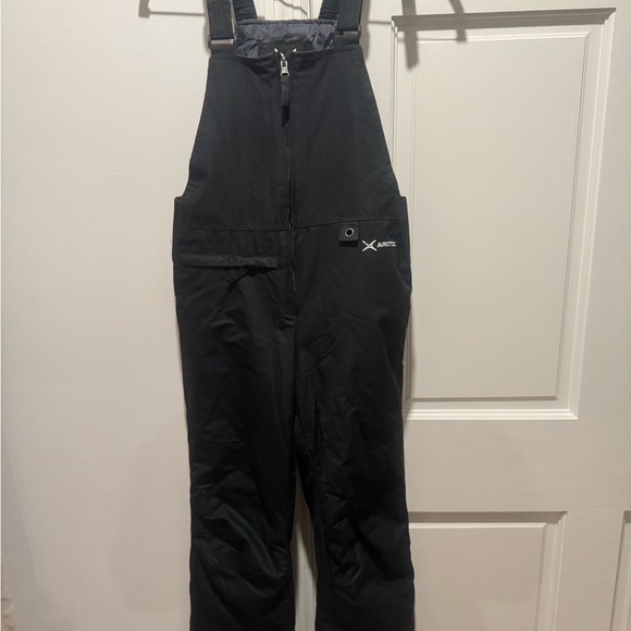 Kids Unisex Black Snow ski Bib Overalls Sz medium - Picture 6 of 9